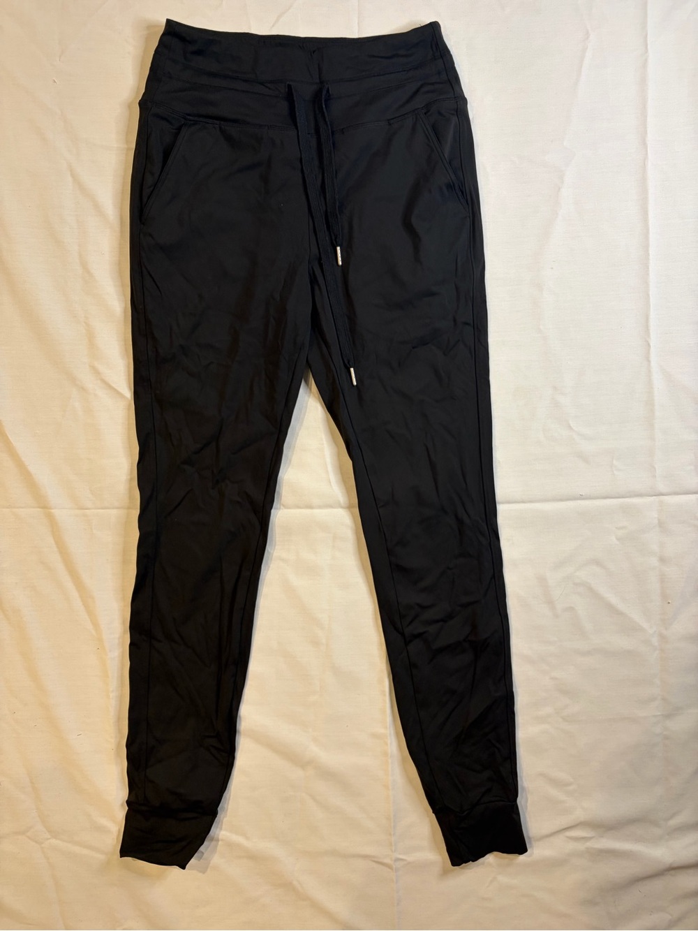 Unk Black Athletic Jogger Pants with Drawstring